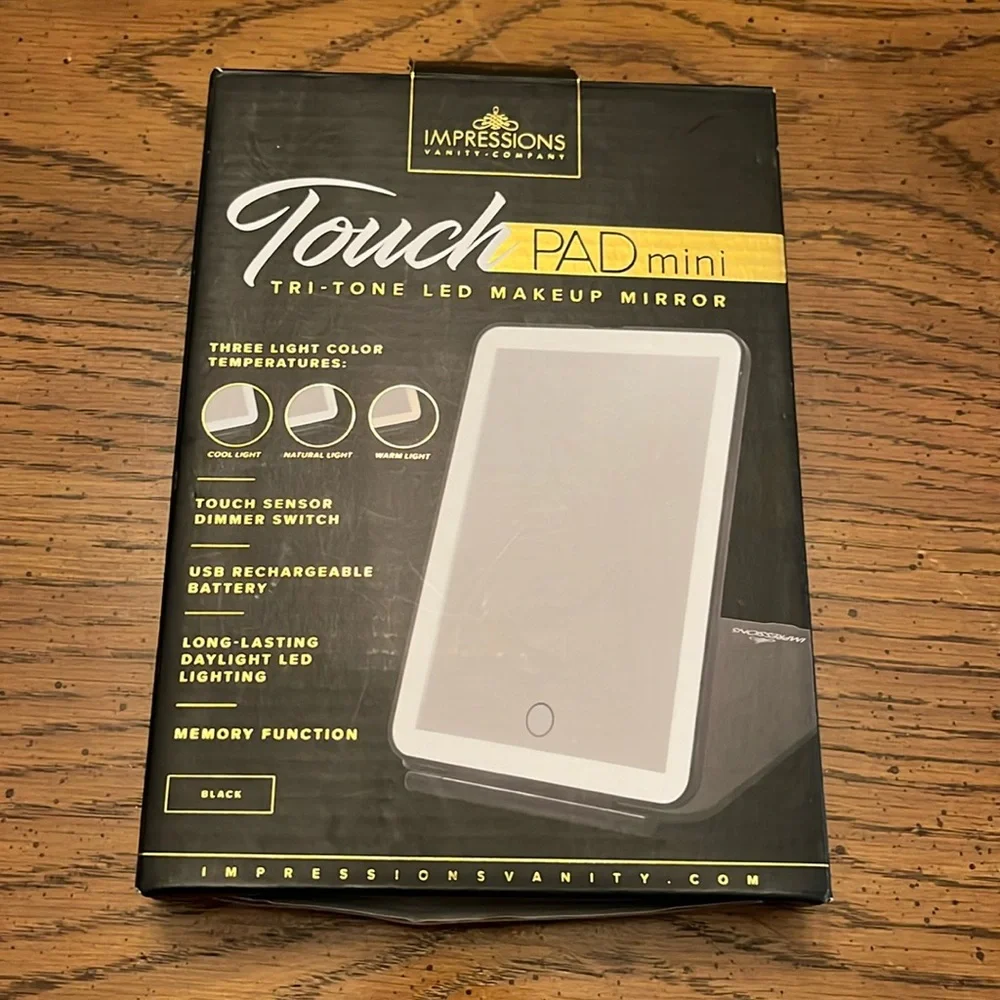 Impressions Touch Pad Mini tri tone LED makeup‎ mirror